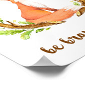 ウッドランドキツネビーブレイブリトルワン ポスター (角)