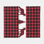 ウッドランドキツネフリースブランケット フリースブランケット (正面(横))