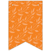 ウッドランドキツネベイビーシャワー束フラッグ バンティングフラッグ (第1の旗)