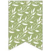 ウッドランドキツネベイビーシャワー束フラッグ バンティングフラッグ (第2の旗)