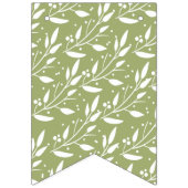 ウッドランドキツネベイビーシャワー束フラッグ バンティングフラッグ (第1の旗)