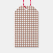 ウッドランドキツネベビーシャワーありがとうメッセージカード ギフトタグ (裏面)