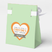 ウッドランドキツネベビーシャワーお気に入りボックス フェイバーボックス (裏面サイド)