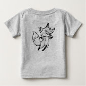ウッドランドキツネベビーTシャツ ベビーTシャツ (裏面)