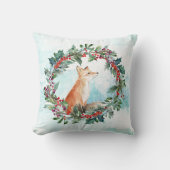 ウッドランドキツネホリデイ クッション (正面)