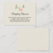 ウッドランドキツネボーイディスプレイシャワー囲いカード エンクロージャーカード (正面/裏面)