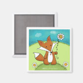 ウッドランドキツネリトルラブ マグネット (正面/裏面)