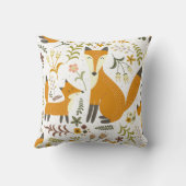 ウッドランドキツネ クッション (裏面)