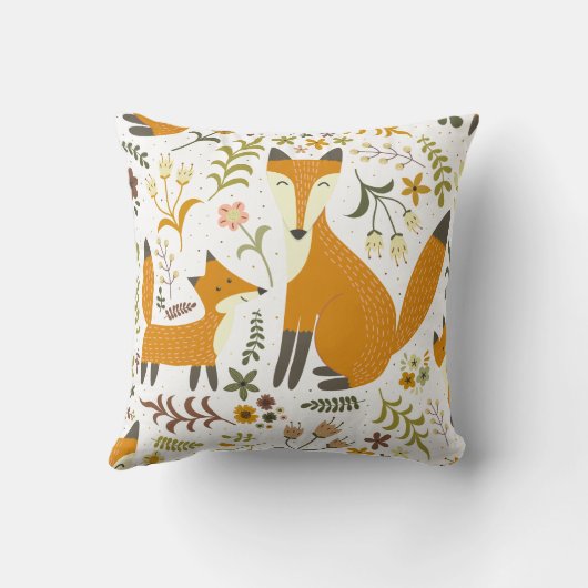 ウッドランドキツネ クッション (裏面)