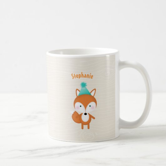 ウッドランドキツネ コーヒーマグカップ (右)
