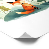 ウッドランドキツネ ポスター (角)