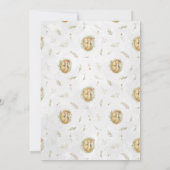 ウッドランドキツネ |森の赤ちゃんシャワー招待状 (裏面)