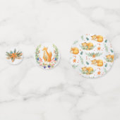 ウッドランドキツネ |森林動物のパーティー コンフェッティ (正面)