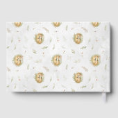 ウッドランドキツネ |森林動物の赤ちゃんシャワー ゲストブック (裏面)