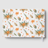 ウッドランドキツネ |森林動物の赤ちゃんシャワー ゲストブック (裏面)