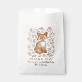 ウッドランドキツネ&葉ありがとう フェイバーバッグ (正面)