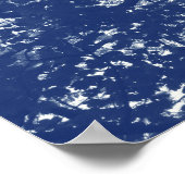 ウッドランドキャノピー02 – シアノタイプ効果 ポスター (角)