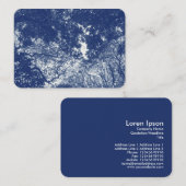 ウッドランドキャノピー02 – シアノタイプ効果 名刺 (正面/裏面)