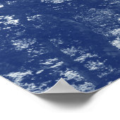 ウッドランドキャノピー – シアノタイプエフェクト ポスター (角)