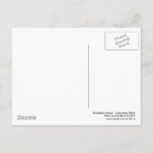 ウッドランドキャノピー – シアノタイプエフェクト ポストカード (裏面)