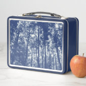 ウッドランドキャノピー – シアノタイプエフェクト メタルランチボックス (インサイチュ)