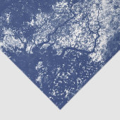 ウッドランドキャノピー(02) – シアノタイプ効果 薄葉紙 (詳細)