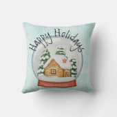 ウッドランドキャビンホリデースノウグローブ クッション (裏面)