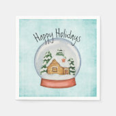 ウッドランドキャビンホリデースノウグローブ スタンダードカクテルナプキン (正面)