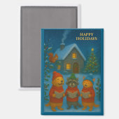 ウッドランドキャロル合唱団 マグネット (正面/裏面)