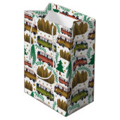 ウッドランドキャンパーパターン ミディアムペーパーバッグ (裏面アングル)