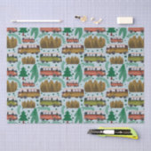 ウッドランドキャンパーブルー 薄葉紙 (クラフト)