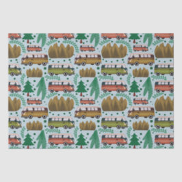 ウッドランドキャンパーブルー 薄葉紙