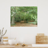 ウッドランドクリアリングプリント ポスター (キッチン)