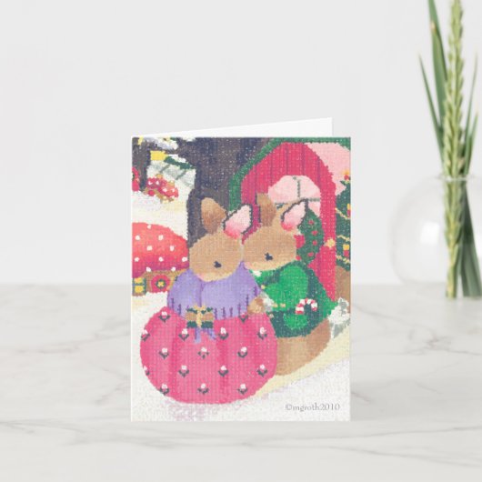 ウッドランドクリスマスカード シーズンカード (正面)