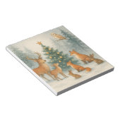ウッドランドクリスマスカード ノートパッド (アングル)