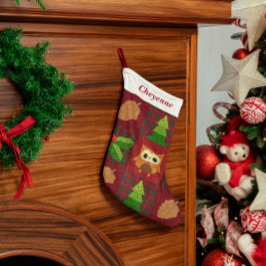 ウッドランドクリスマスストッキング スモールクリスマスストッキング