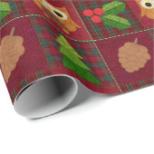 ウッドランドクリスマスラッピング紙 ラッピングペーパー (ロールコーナー)