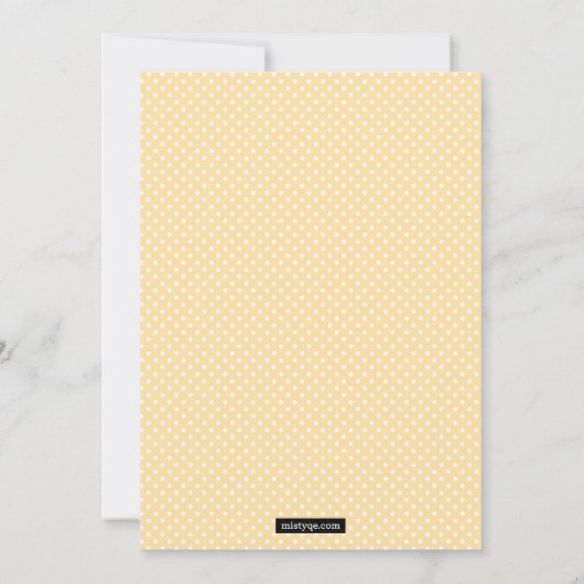 ウッドランドクリターズベビーシャワー招待状 招待状 (裏面)