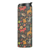 ウッドランドクリッターズコテージコアフォークアート タンブラー (回転左)