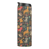 ウッドランドクリッターズコテージコアフォークアート タンブラー (回転右)