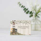 ウッドランドクリージャーニュートラルおむつラッフル エンクロージャーカード (スタンド正面)