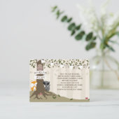 ウッドランドクリージャーニュートラルベビーブックリクエスト エンクロージャーカード (スタンド正面)