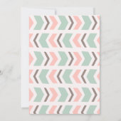 ウッドランドクリージャーベビーシャワー招待状 招待状 (裏面)