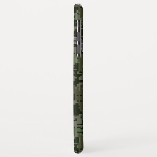 ウッドランドグリーンデジタルカモフラージュ上のタウロスの看板 Case-Mate iPhoneケース (裏面/左)