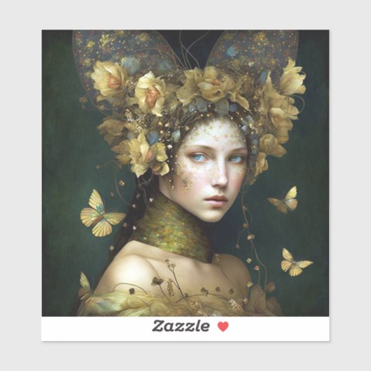 ウッドランドグリーンフェアリーファンタジー シール (シート)