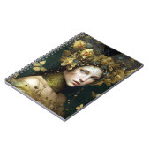 ウッドランドグリーンフェアリーファンタジー ノートブック (左側)