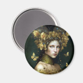 ウッドランドグリーンフェアリーファンタジー マグネット (正面/裏面)