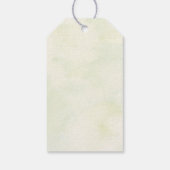 ウッドランドグリーンブライダルシャワーメッセージカード ギフトタグ (裏面)