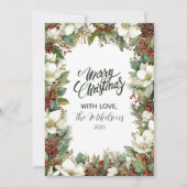 ウッドランドグリーンリーホリデーギャザリング シーズンカード (正面)