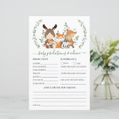 ウッドランドグリーンリー動物ベビーの予測とアドバイス (スタンド正面)